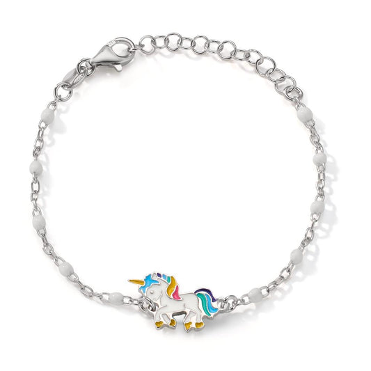 Bracelet Silver Rhodium plated Unicorn 13-16 cm