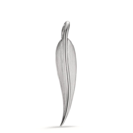 Pendant Silver Rhodium plated Leaf