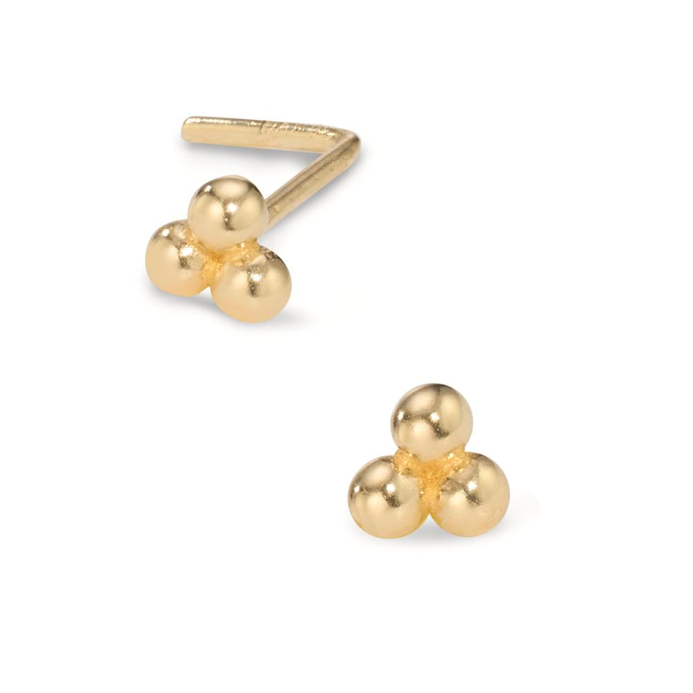 Nose Stud 18k Yellow Gold Ø3.5 mm