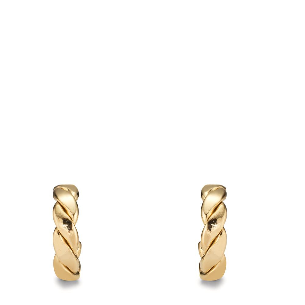 Hoop earrings Bronze Gold plated